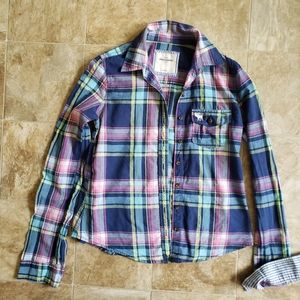 Abercrombie plaid shirt